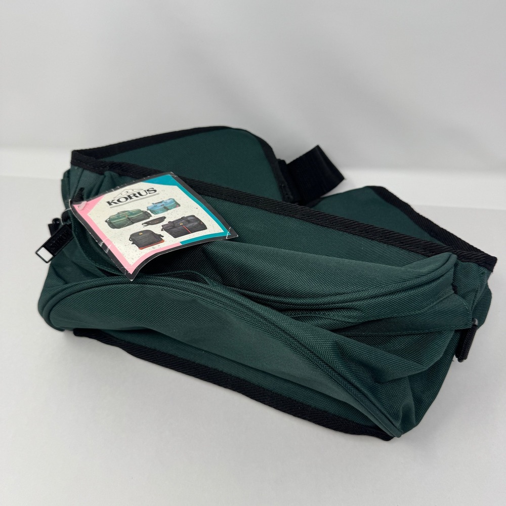 Western Pack Korus Forest Green Fanny Pack Waist Belt Bag Vintage NWT Deadstock